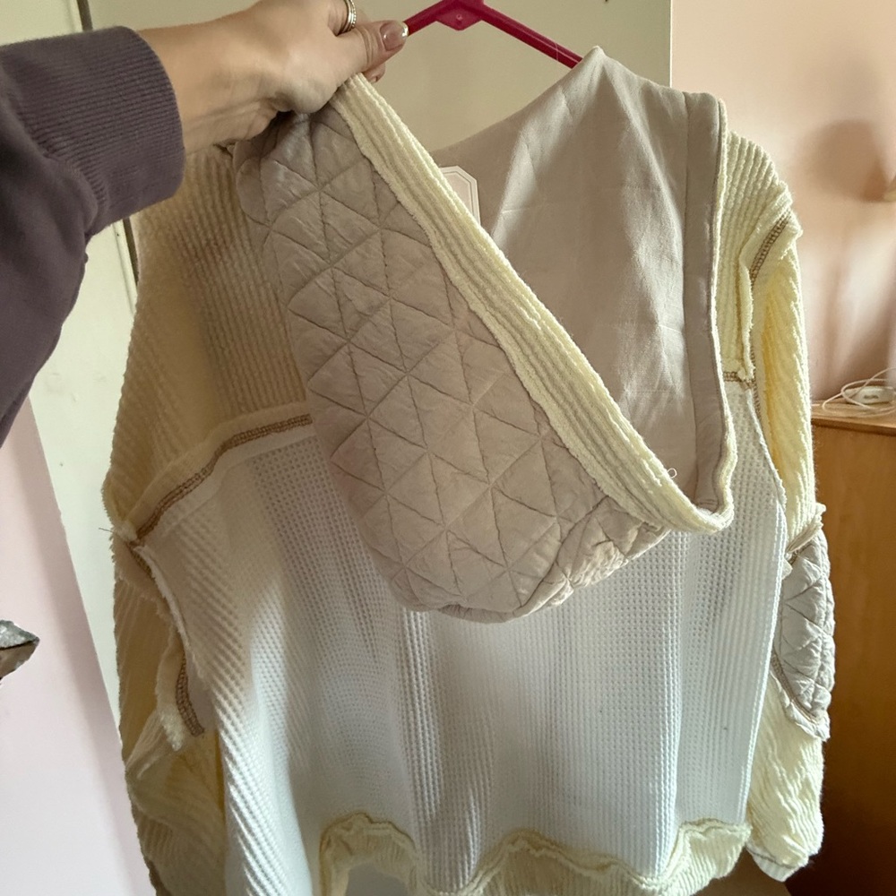 multi textured boho button down - Picture 5 of 6